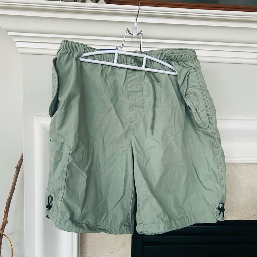 BDG Sage Green Ripstop Shorts